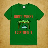 Happy Sukkot DonT Worry I Zip Tied It Jewish Sukkah Builder T-Shirt