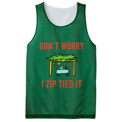 Happy Sukkot DonT Worry I Zip Tied It Jewish Sukkah Builder Mesh Reversible Basketball Jersey Tank
