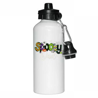 Halloween Spooky Dad Funny Family Matching Aluminum Water Bottle