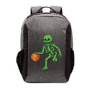 Halloween Skeleton Dribbling Basketball Boy Girl Vector Backpack