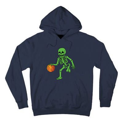 Halloween Skeleton Dribbling Basketball Boy Girl Tall Hoodie