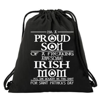 Happy St.Patricks Day Proud Son Of A Drawstring Bag