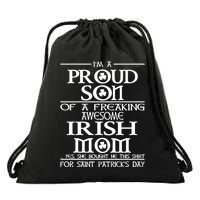 Happy St.Patricks Day Proud Son Of A Drawstring Bag
