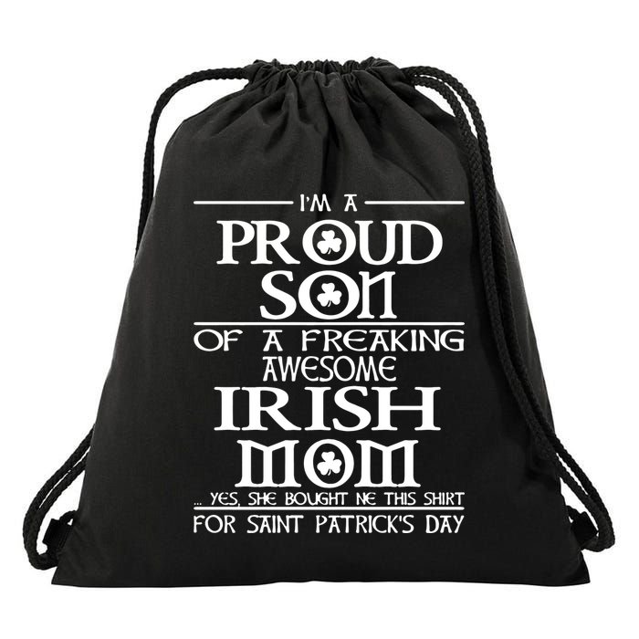 Happy St.Patricks Day Proud Son Of A Drawstring Bag
