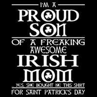Happy St.Patricks Day Proud Son Of A Drawstring Bag