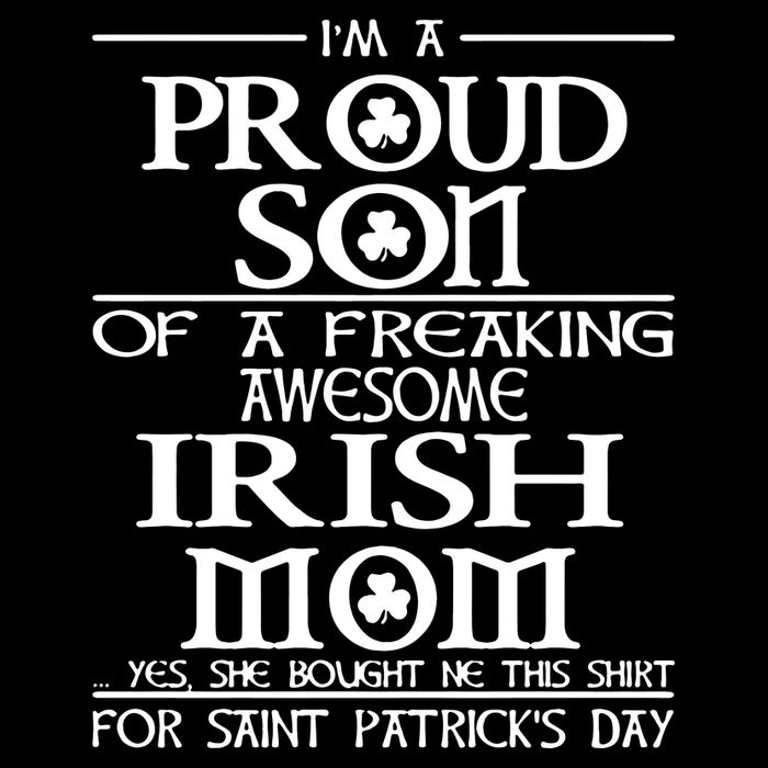 Happy St.Patricks Day Proud Son Of A Drawstring Bag