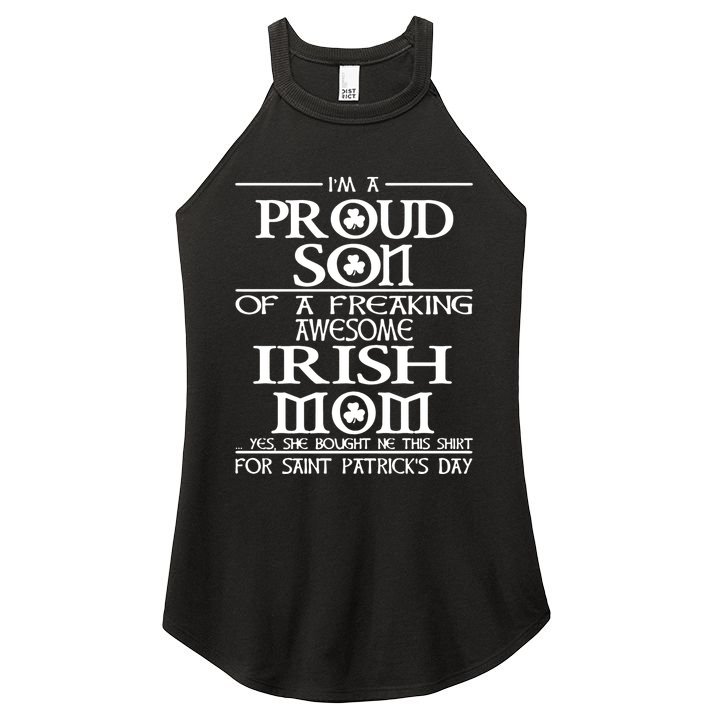 Happy St.Patricks Day Proud Son Of A Women's Perfect Tri Rocker Tank