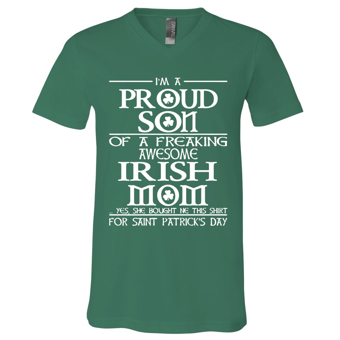 Happy St.Patricks Day Proud Son Of A V-Neck T-Shirt