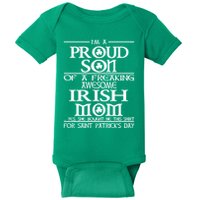 Happy St.Patricks Day Proud Son Of A Baby Bodysuit