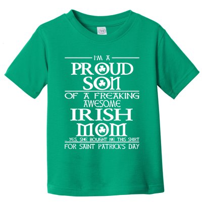 Happy St.Patricks Day Proud Son Of A Toddler T-Shirt