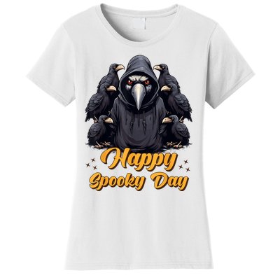 Happy Spooky Day Crow Women's T-Shirt