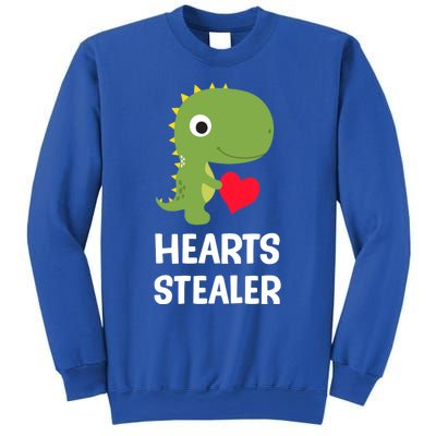 Hearts Stealer Dinosaur Trex Valentines Day Great Gift Sweatshirt