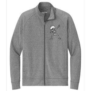 Halloween Skeleton Dabbing Costume Stretch Full-Zip Cadet Jacket