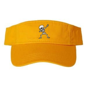 Halloween Skeleton Dabbing Costume Valucap Bio-Washed Visor