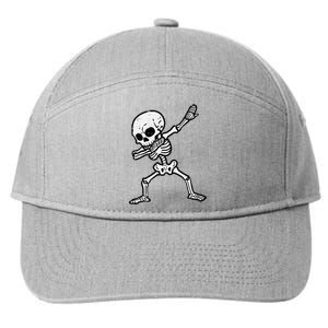 Halloween Skeleton Dabbing Costume 7-Panel Snapback Hat