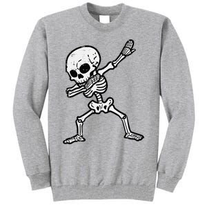 Halloween Skeleton Dabbing Costume Tall Sweatshirt