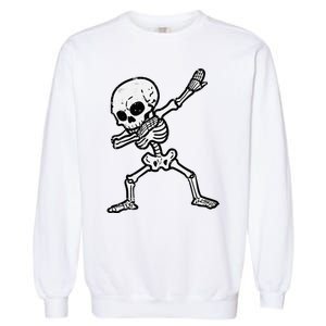 Halloween Skeleton Dabbing Costume Garment-Dyed Sweatshirt