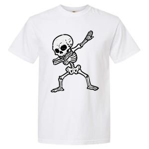 Halloween Skeleton Dabbing Costume Garment-Dyed Heavyweight T-Shirt