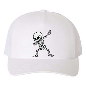 Halloween Skeleton Dabbing Costume Yupoong Adult 5-Panel Trucker Hat