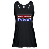 Harris Save Democracy Ladies Essential Flowy Tank