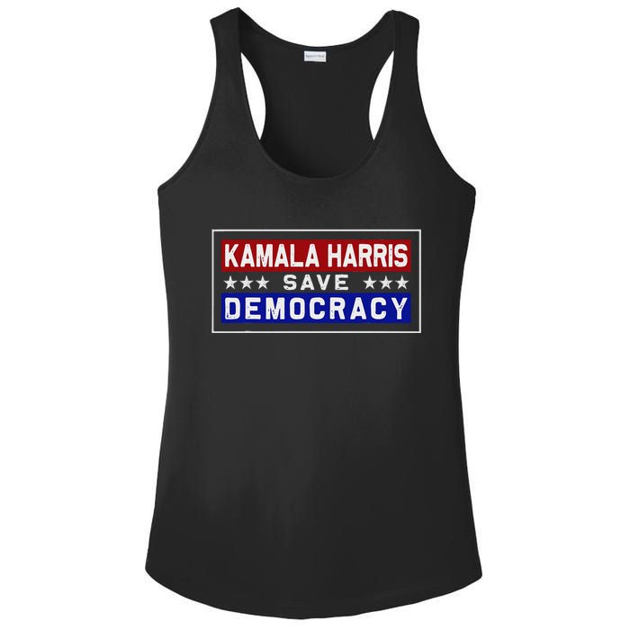 Harris Save Democracy Ladies PosiCharge Competitor Racerback Tank