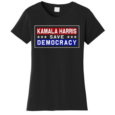 Harris Save Democracy Women's T-Shirt