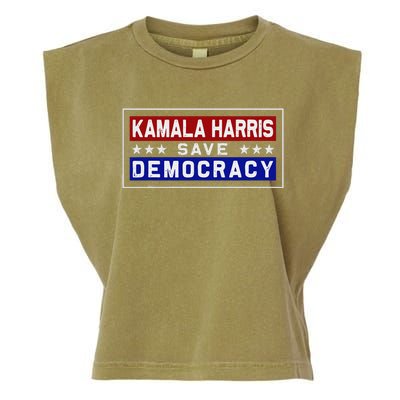 Harris Save Democracy Garment-Dyed Women's Muscle Tee