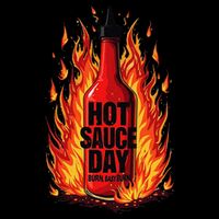 Hot Sauce Day Burn Baby Burn Passionate Fire 16 in Basic Backpack