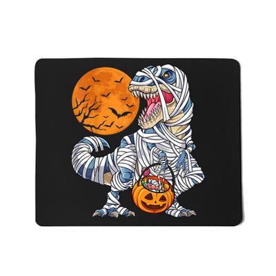 Halloween Shirts Dinosaur T Rex Mummy Pumpkin Mousepad