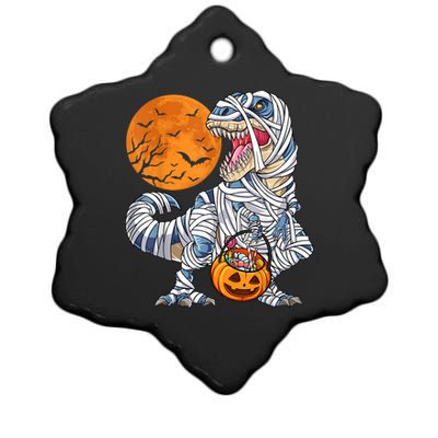 Halloween Shirts Dinosaur T Rex Mummy Pumpkin Ceramic Star Ornament