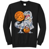 Halloween Shirts Dinosaur T Rex Mummy Pumpkin Tall Sweatshirt