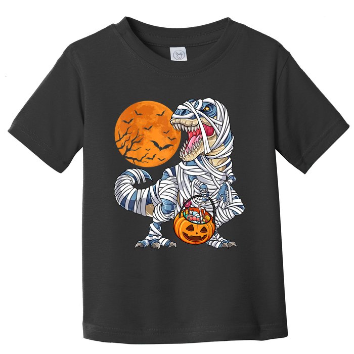 Halloween Shirts Dinosaur T Rex Mummy Pumpkin Toddler T-Shirt