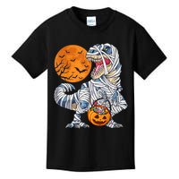 Halloween Shirts Dinosaur T Rex Mummy Pumpkin Kids T-Shirt