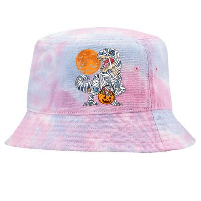 Halloween Shirts Dinosaur T Rex Mummy Pumpkin Tie-Dyed Bucket Hat