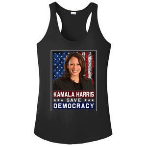 Harris Save Democracy Ladies PosiCharge Competitor Racerback Tank