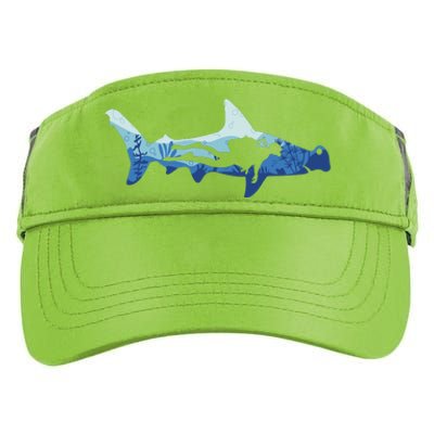 Hammerhead Shark Diver Ocean Adult Drive Performance Visor