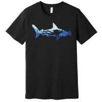 Hammerhead Shark Diver Ocean Premium T-Shirt