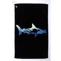 Hammerhead Shark Diver Ocean Golf Towel