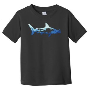 Hammerhead Shark Diver Ocean Toddler T-Shirt