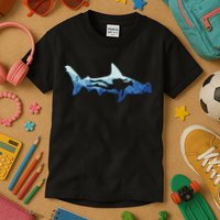 Hammerhead Shark Diver Ocean Kids T-Shirt