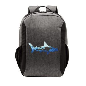 Hammerhead Shark Diver Ocean Vector Backpack