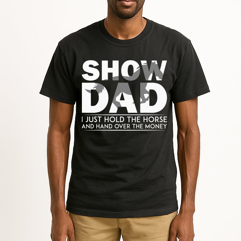 Horse Show Dad Father's Day Tall T-Shirt