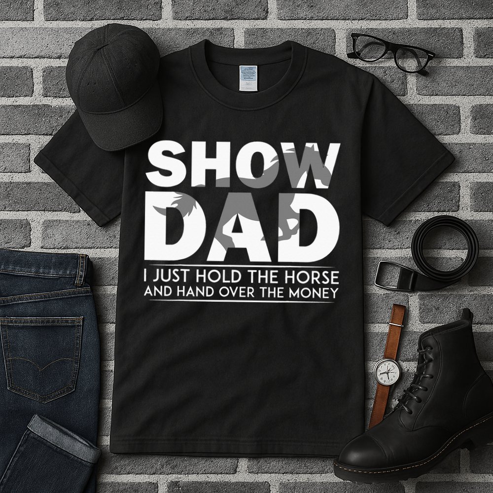 Horse Show Dad Father's Day Tall T-Shirt