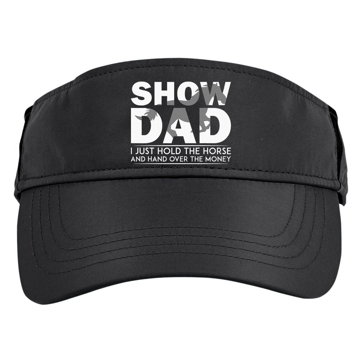 Horse Show Dad Father's Day Adult Drive Performance Visor