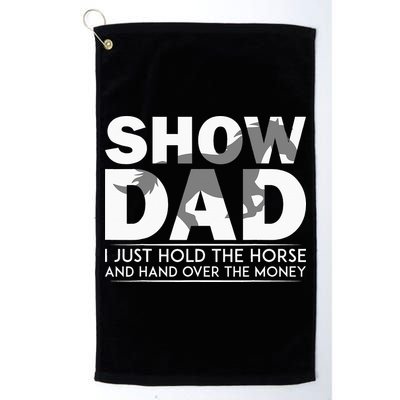 Horse Show Dad Father's Day Golf Towel