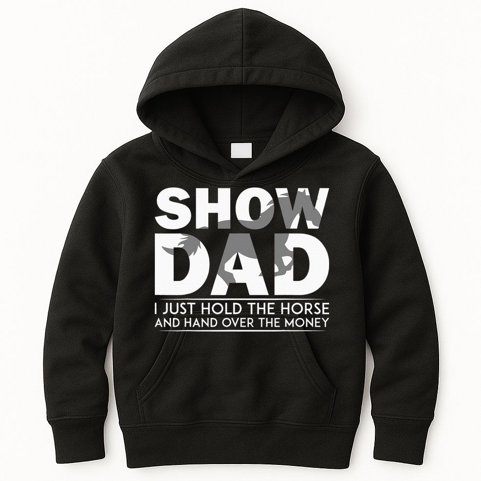 Horse Show Dad Father's Day Kids Hoodie