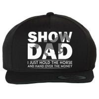 Horse Show Dad Father's Day Wool Snapback Cap