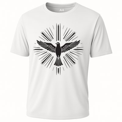 Holy Spirit Dove Praise Jesus Pentecost Cooling Performance Crew T-Shirt