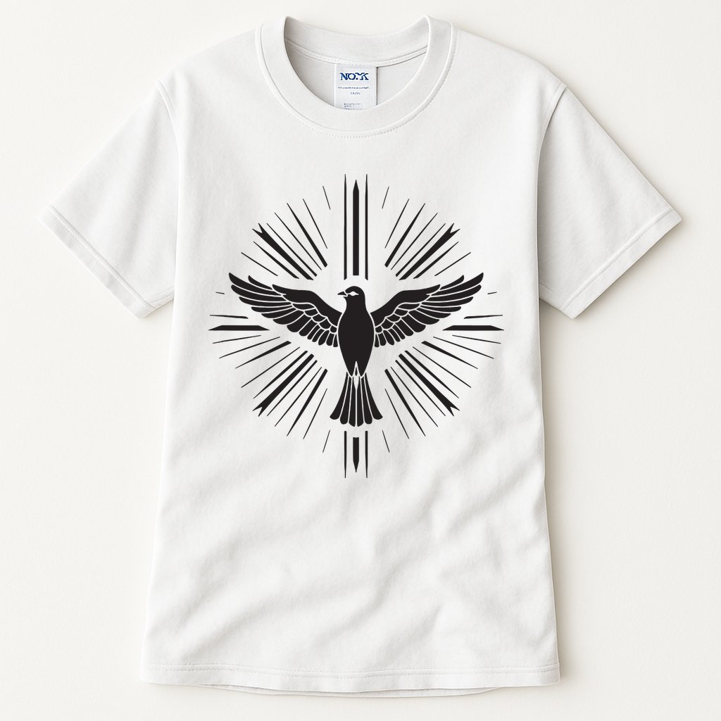 Holy Spirit Dove Praise Jesus Pentecost Tall T-Shirt