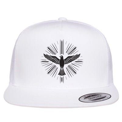 Holy Spirit Dove Praise Jesus Pentecost Flat Bill Trucker Hat